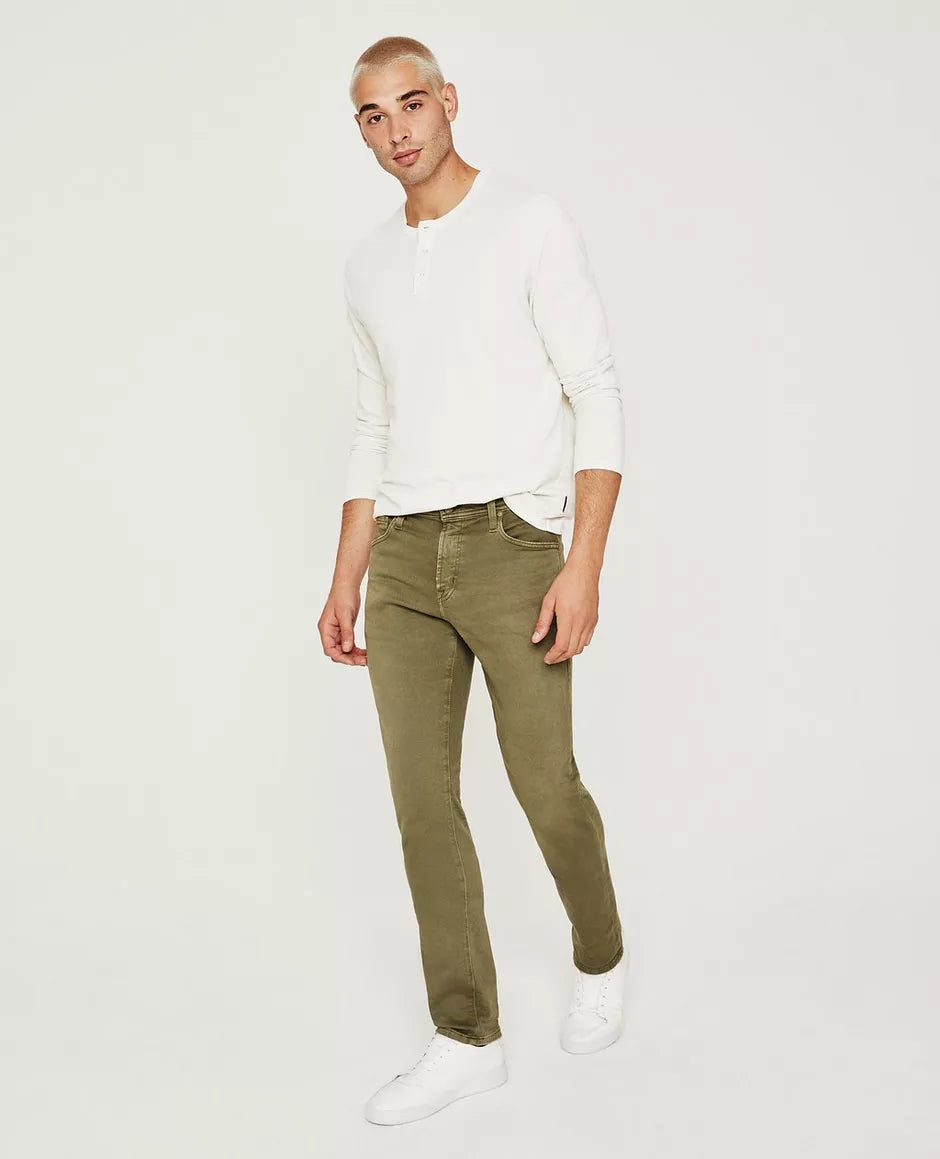 AG Tellis Modern Fit Khaki Green Jeans Boutique Jacques