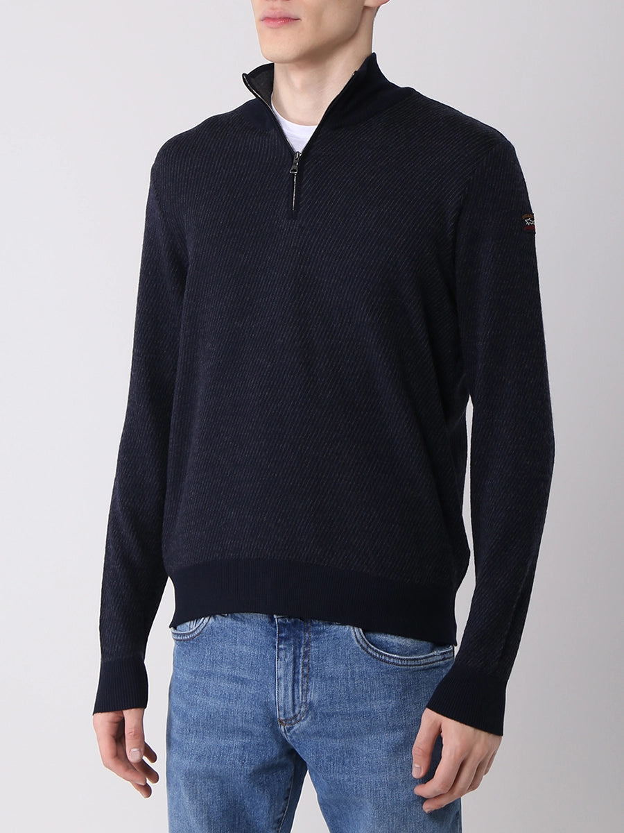 Paul & purchases Shark Navy Blue Cashmere Sweater